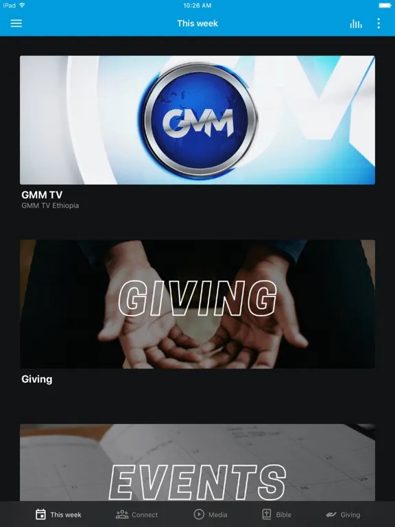IEEC-GMM TV iPad 應用截圖
