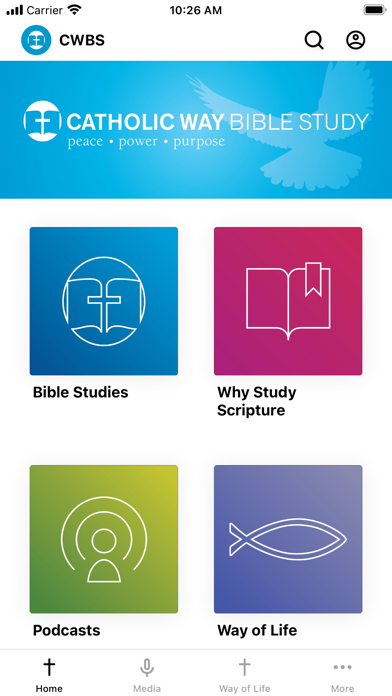 Ảnh chụp màn hình của Catholic Way Bible Study