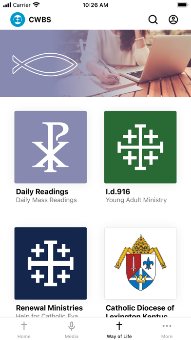 Ảnh chụp màn hình của Catholic Way Bible Study