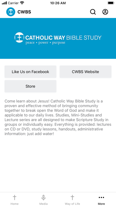 Ảnh chụp màn hình của Catholic Way Bible Study