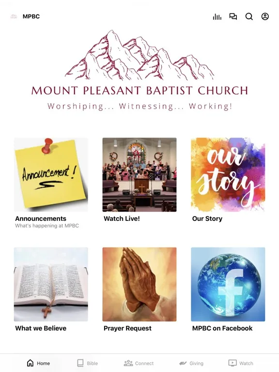Captures d'écran de Mt. Pleasant of Rutherford Co. iPad 