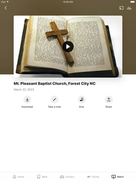 Captures d'écran de Mt. Pleasant of Rutherford Co. iPad 
