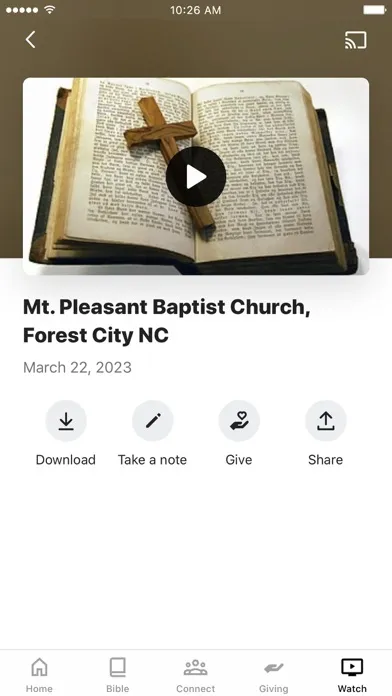 Captures d'écran de Mt. Pleasant of Rutherford Co.