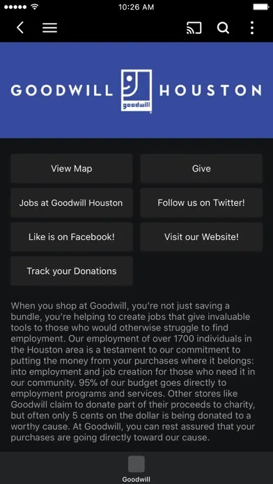 Goodwill Houston स्क्रीनशॉट