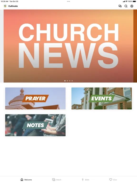 Cultivate by FBC Indianola iPad 应用截图