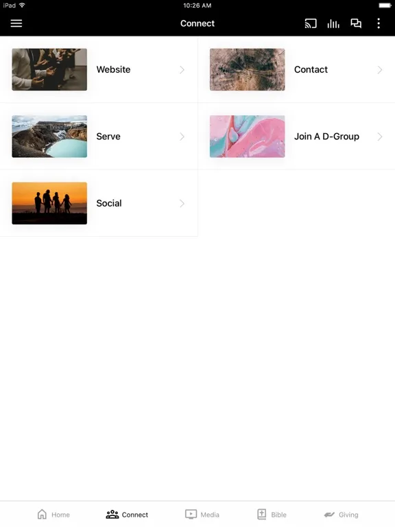 Скриншоты Shirley Hills Baptist Church iPad 