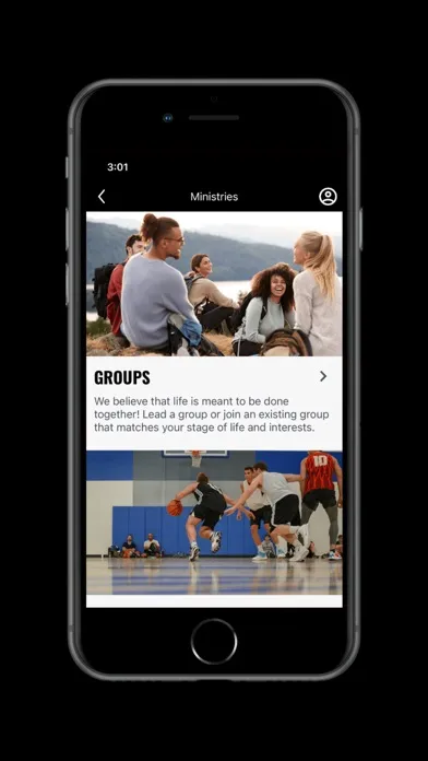 ภาพหน้าจอของ Red Rocks Church App