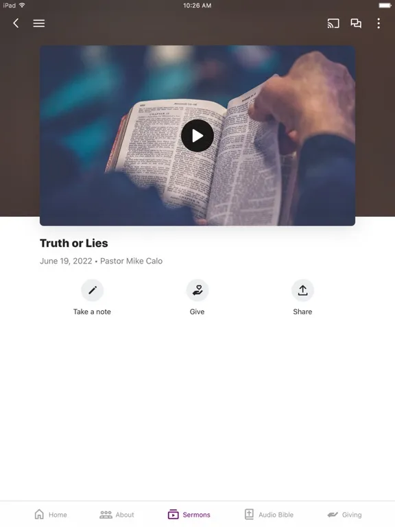تصاویر Shoreline Church – CT iPad 