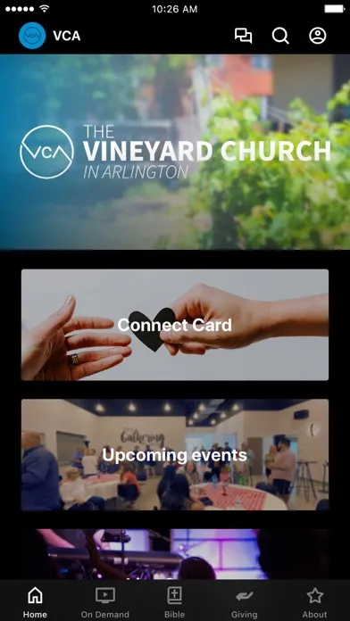 Ảnh chụp màn hình của The Vineyard Church Arlington