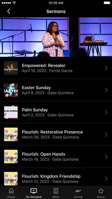 Ảnh chụp màn hình của The Vineyard Church Arlington