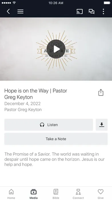 Capturas de tela do Life Church Calvert