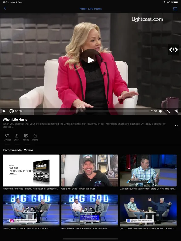 Christian Television Network iPad  Screenshots