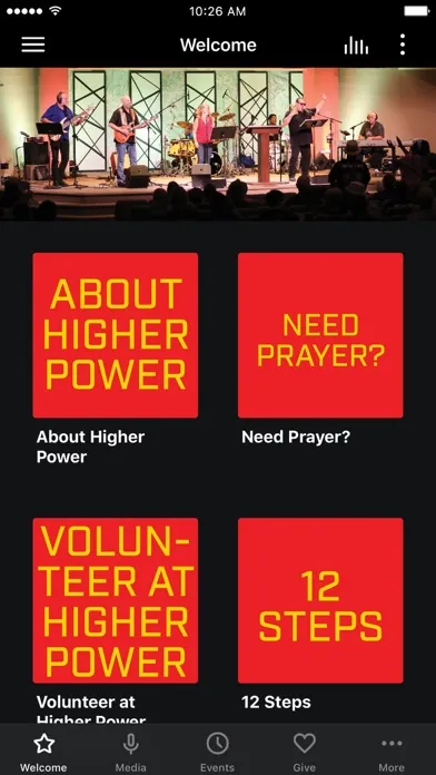Tangkapan layar Higher Power Recovery Ministry
