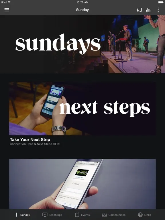 Screenshot di Trinity New Life Church iPad 