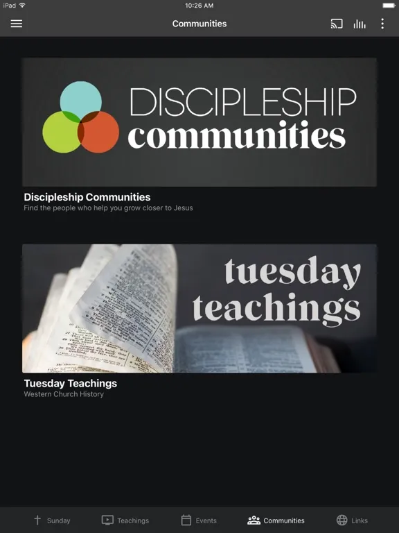 Screenshot di Trinity New Life Church iPad 