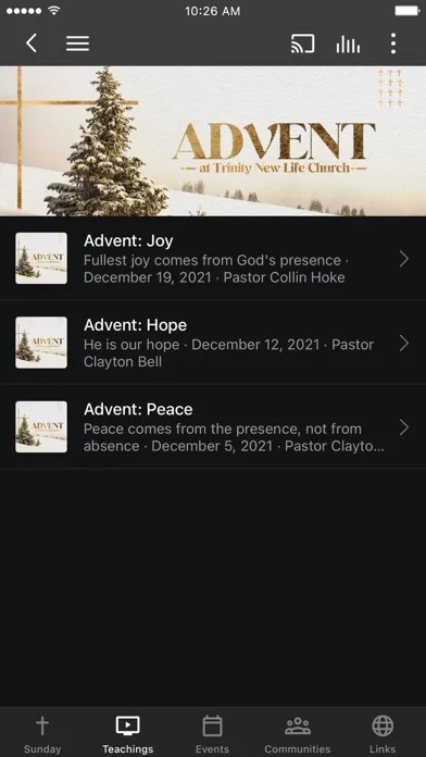 Screenshot di Trinity New Life Church