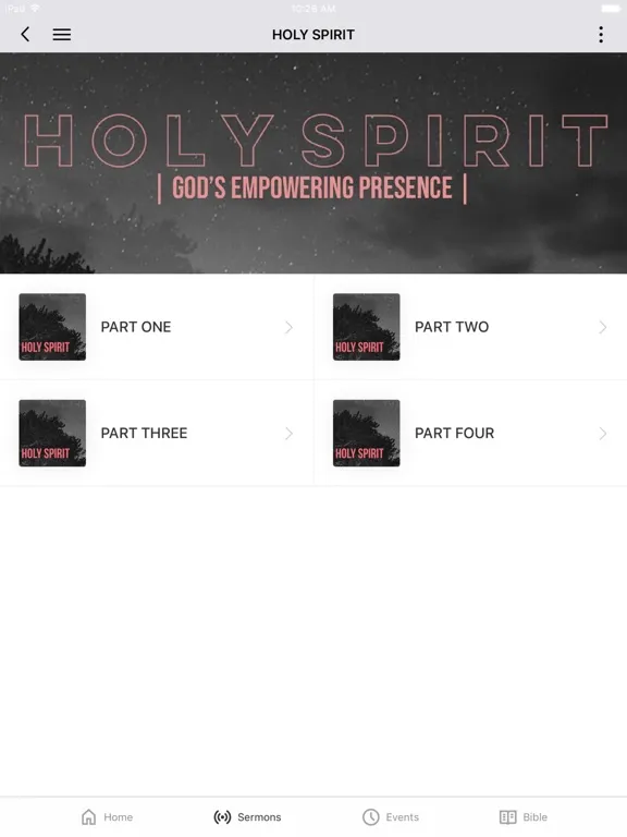 Tangkapan layar The Way Church (Elk City) iPad