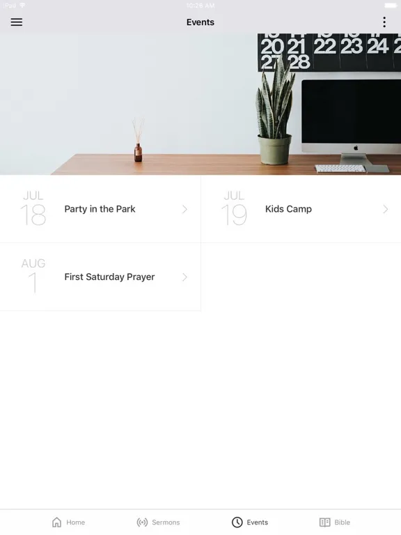 Tangkapan layar The Way Church (Elk City) iPad