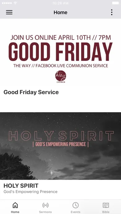 Tangkapan layar The Way Church (Elk City)