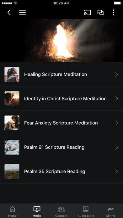 Capturas de tela do Journey Biker Church