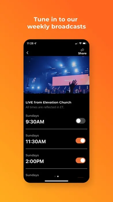 Ảnh chụp màn hình của Elevation App