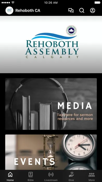 Captures d'écran de RCCG Rehoboth Assembly