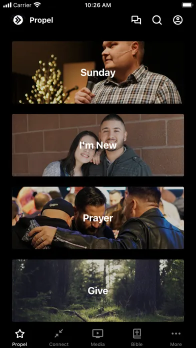 Tangkapan layar Propel Church AZ