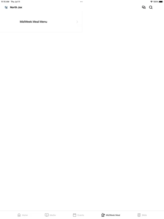 North Jax Baptist Church iPad 应用截图