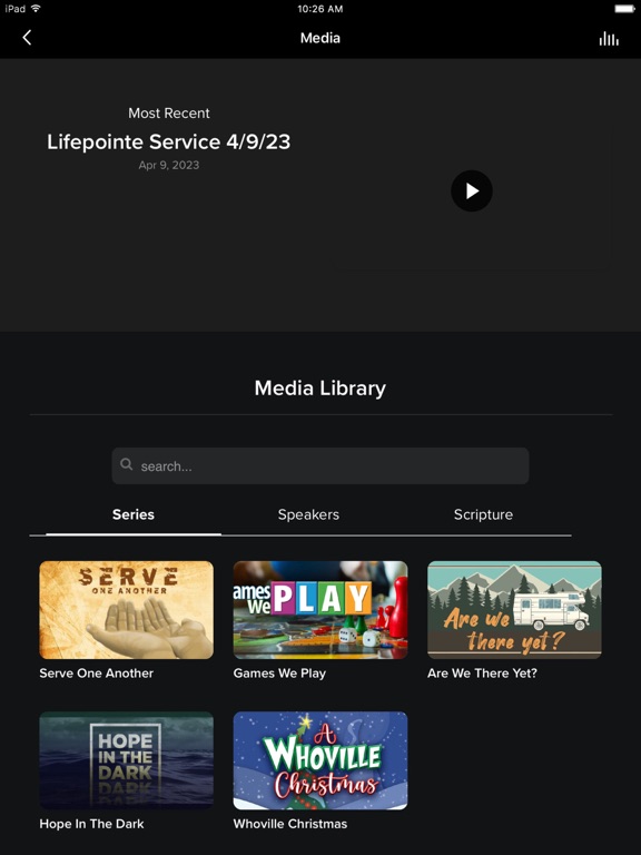 Lifepointe Sedalia iPad 應用截圖