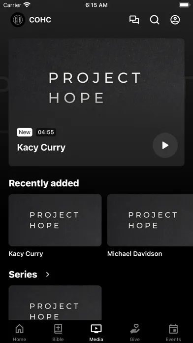 Tangkapan layar City of Hope Church Kentucky