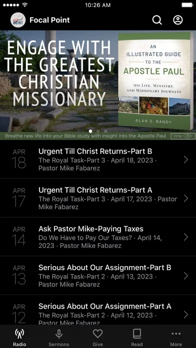 Focal Point Radio Ministries Screenshots