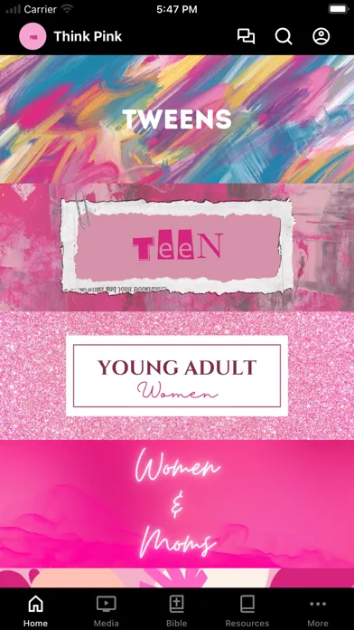 Screenshot di Think Pink Inc