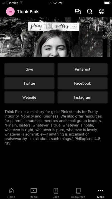 Screenshot di Think Pink Inc