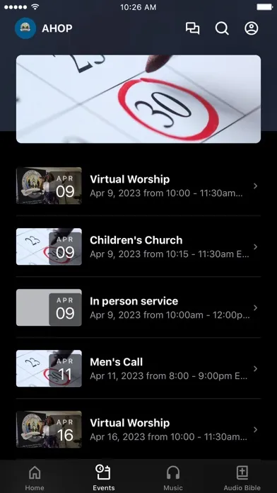 Tangkapan layar Anointed House Of Prayer Min