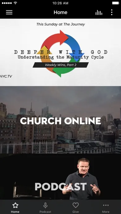 ภาพหน้าจอของ The Journey Church NYC