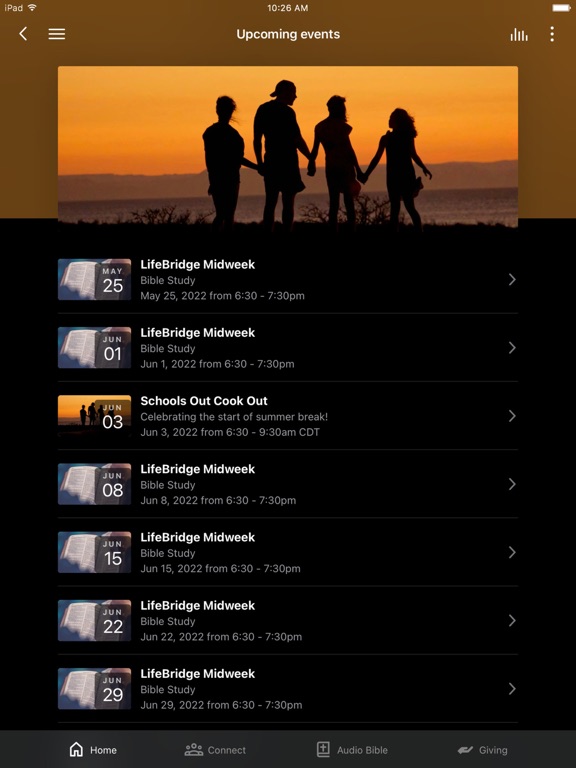 LifeBridge Church of Davenport iPad 应用截图