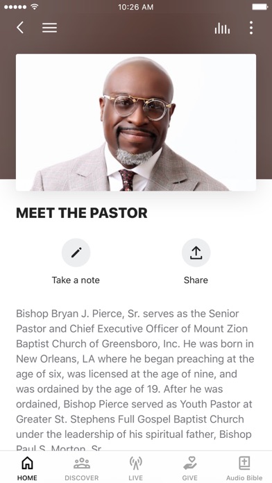Mount Zion Greensboro 스크린샷