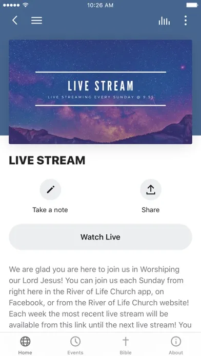 The River of Life Church App スクリーンショット