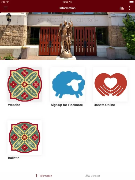 Ảnh chụp màn hình của Saint Michael Wheaton iPad 