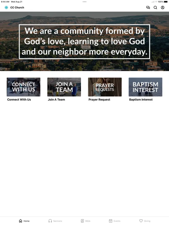 Christ Community Church STG iPad  Screenshots