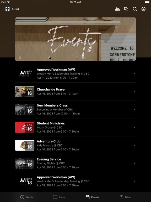CBC Albany App iPad  Screenshots