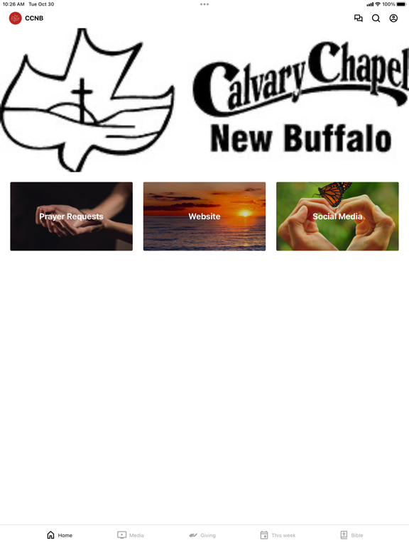 Captures d'écran de Calvary Chapel New Buffalo iPad 