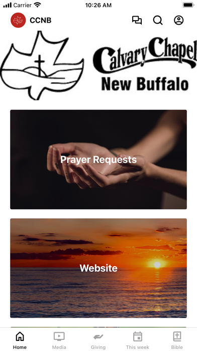 Captures d'écran de Calvary Chapel New Buffalo