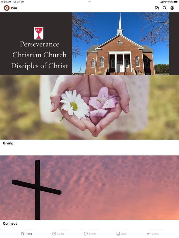 Captures d'écran de Perseverance Christian Church iPad 