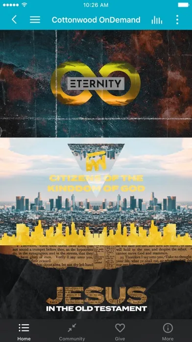 Cottonwood Church App 스크린샷