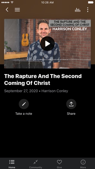 Cottonwood Church App Ekran Görüntüleri