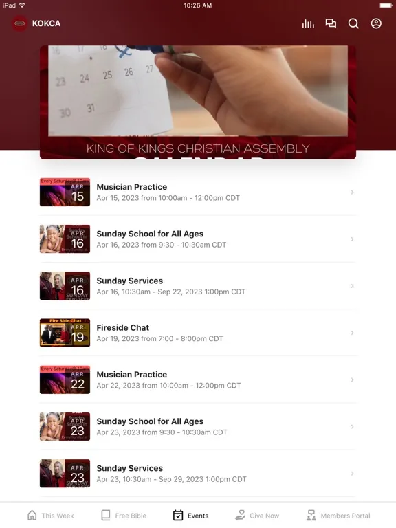 Скриншоты King of Kings Christian Assemb iPad 
