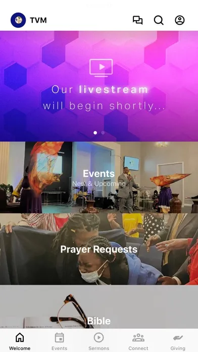 Capturas de pantalla de True Vine Ministries, Inc.