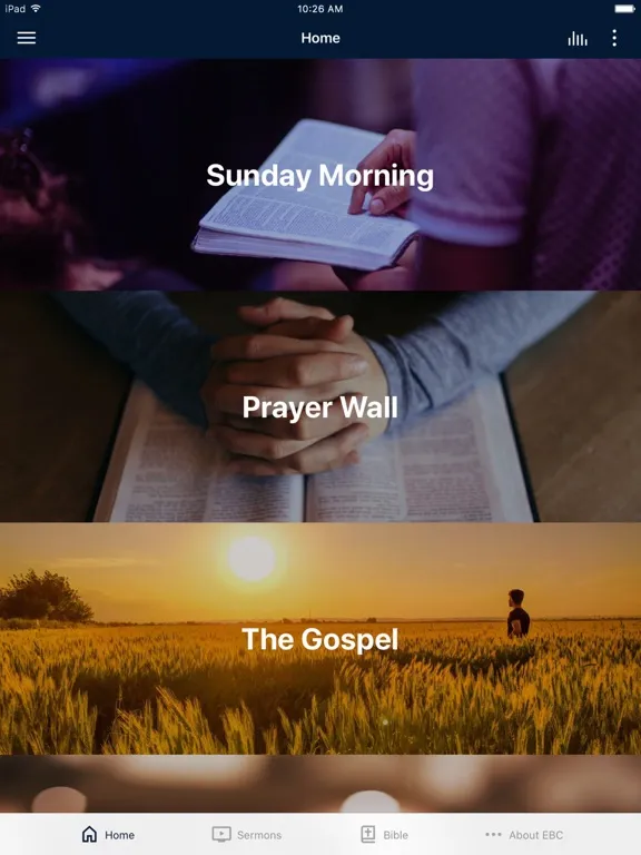 Emmanuel Baptist Church TX iPad  Screenshots