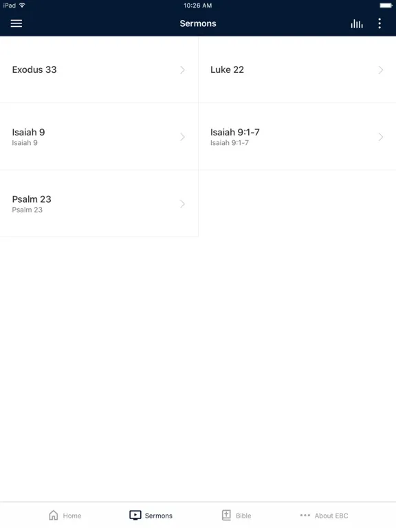 Emmanuel Baptist Church TX iPad  Screenshots